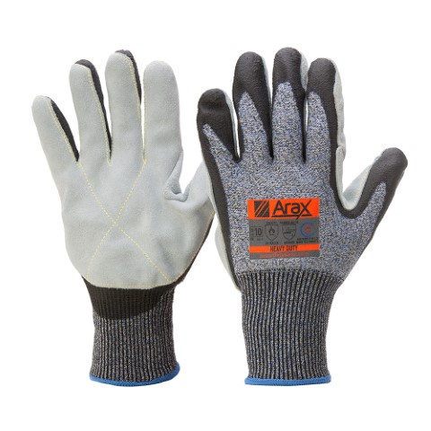 PRO SAFETY GLOVE ARAX ULTRA-THIN FOAM NITRILE LEATHER SIZE 10